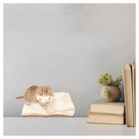 Cat Wall Sticker – Cute Cartoon Cat Vinyl Wall Decal for Bedroom