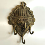 Dhokra Craft Face Key Hanger Wall Decor