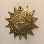 Dhokra Craft Sun Face Wall Hanging