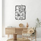 Lily Flower Metal Wall Art
