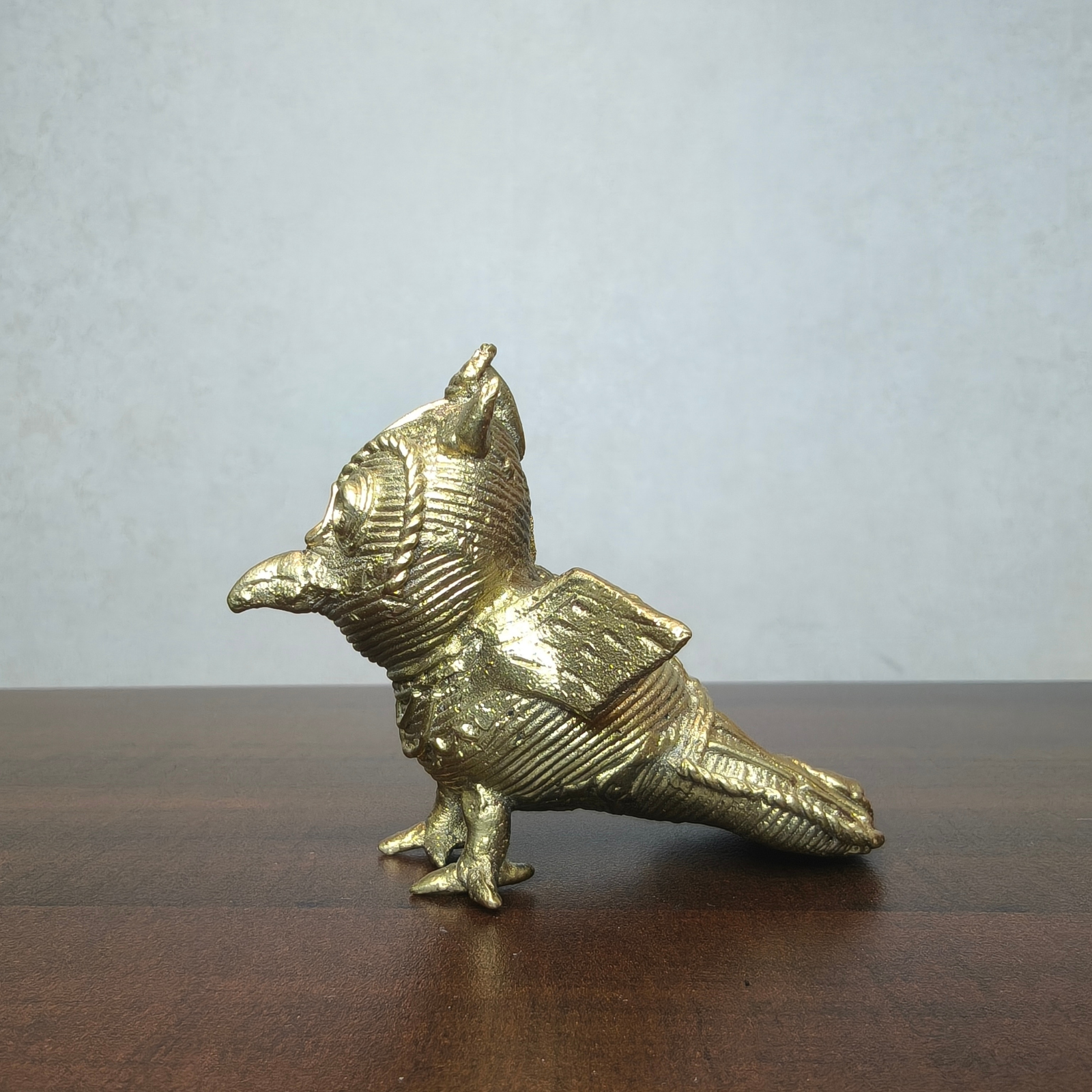Dokra Craft Miniature Owl Figurine