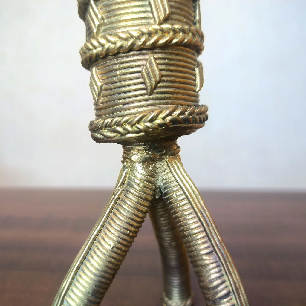 Dhokra Craft Tree Candle Stand