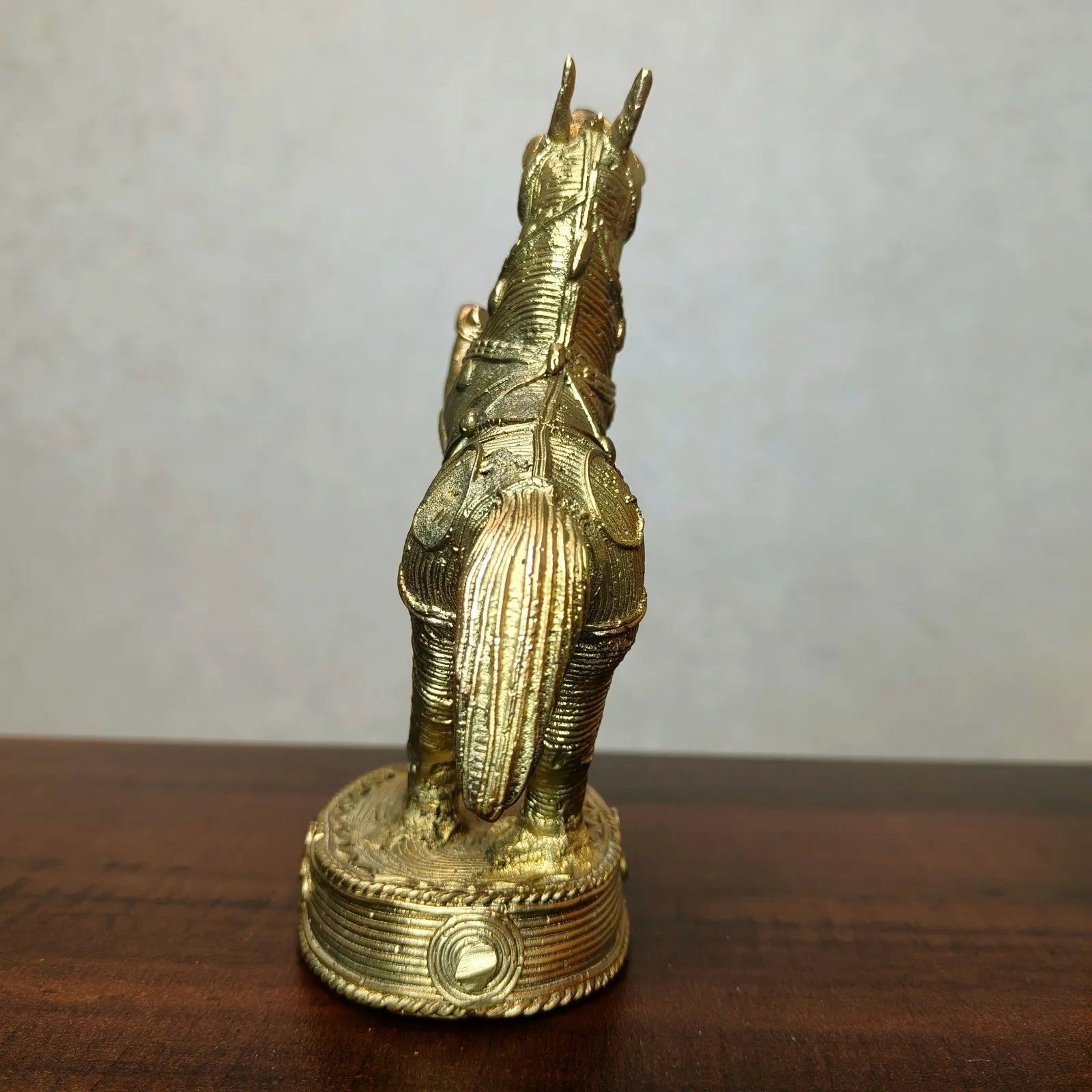 Dhokra Craft Standing Horse Figurine