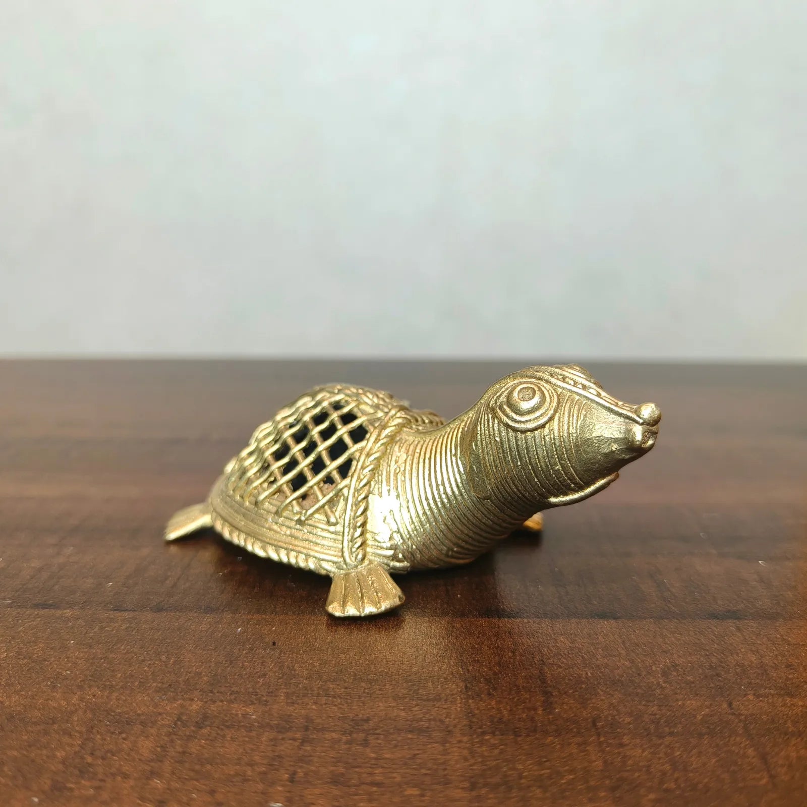 Dokra Craft Miniature Tortoise Figurine