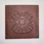 Antique Indian Wooden Printing Block Set of 3 – Hand-Carved Décor