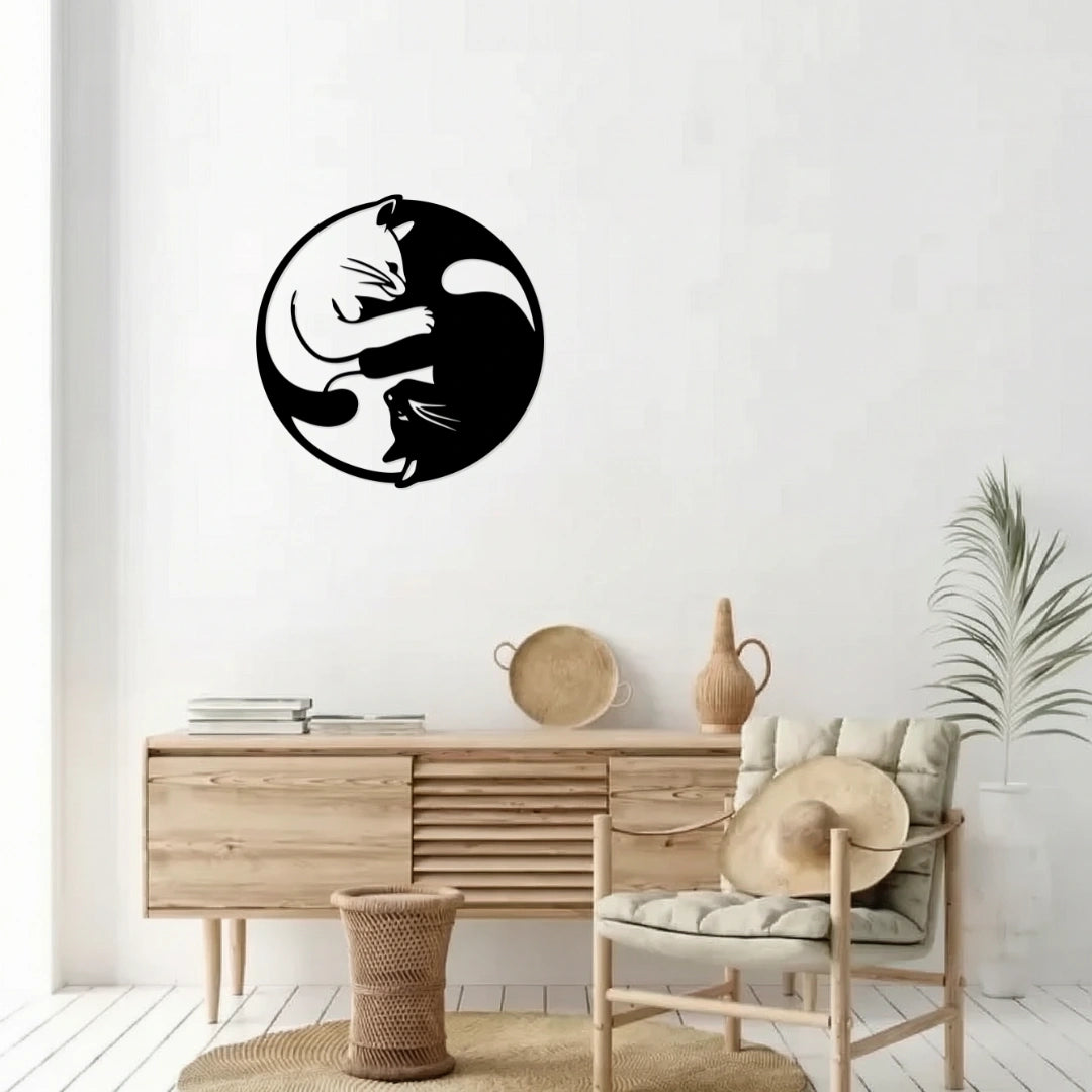 Cats Metal Wall Art