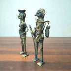 Dhokra Craft Dongaria Couple Family Figurine