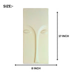 3d-wall-art-ivory-abstract-face-panel-8x17