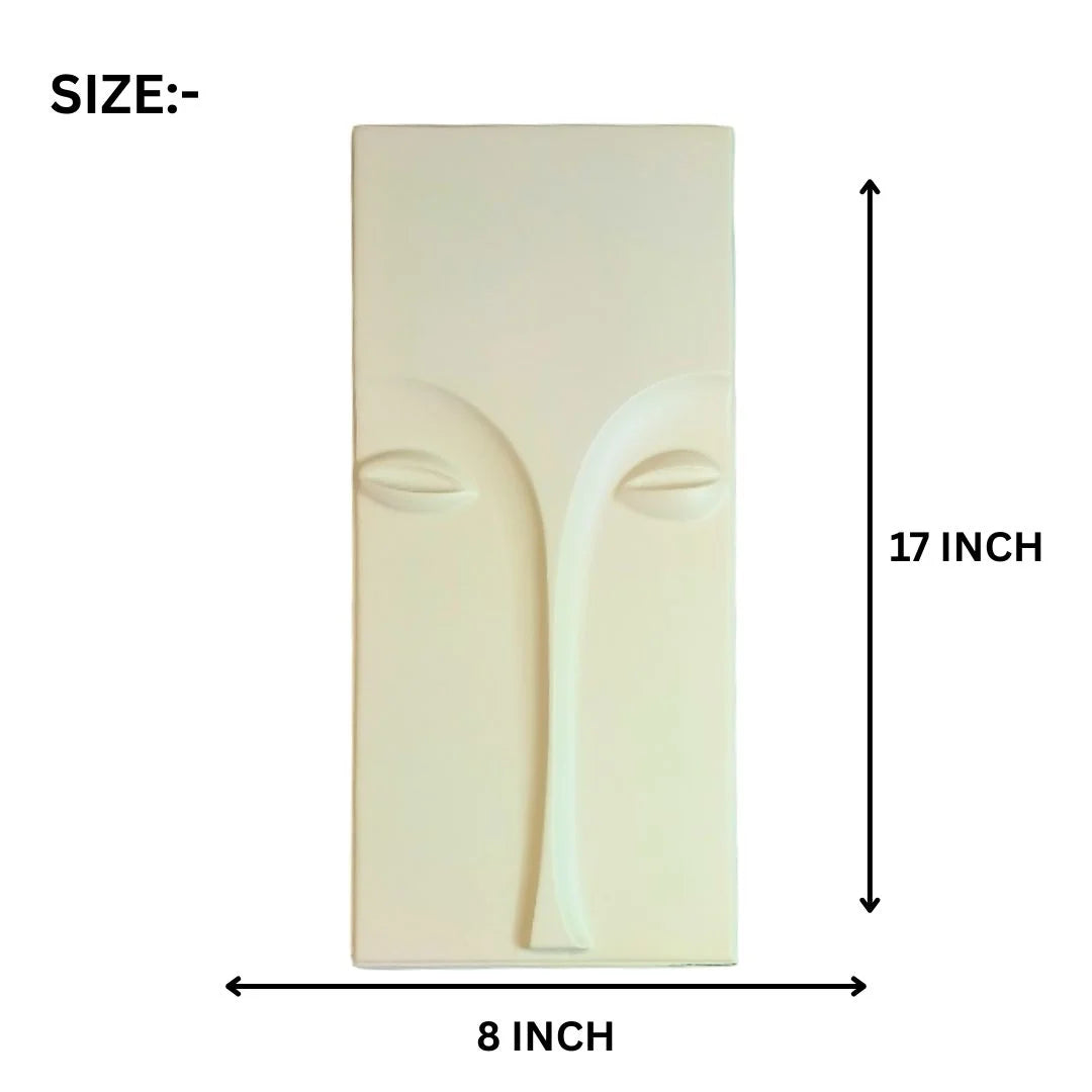 3d-wall-art-ivory-abstract-face-panel-8x17