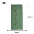 3d wall art blue abstract face wall panel 8x17