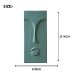 3d wall art white abstract face wall panel