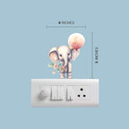 Elephant Wall Sticker – Cute Vinyl Wall Decal for Nursery & Kids Room