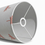 Fabric Lamp Shade – Dragonfly Block Print Cotton