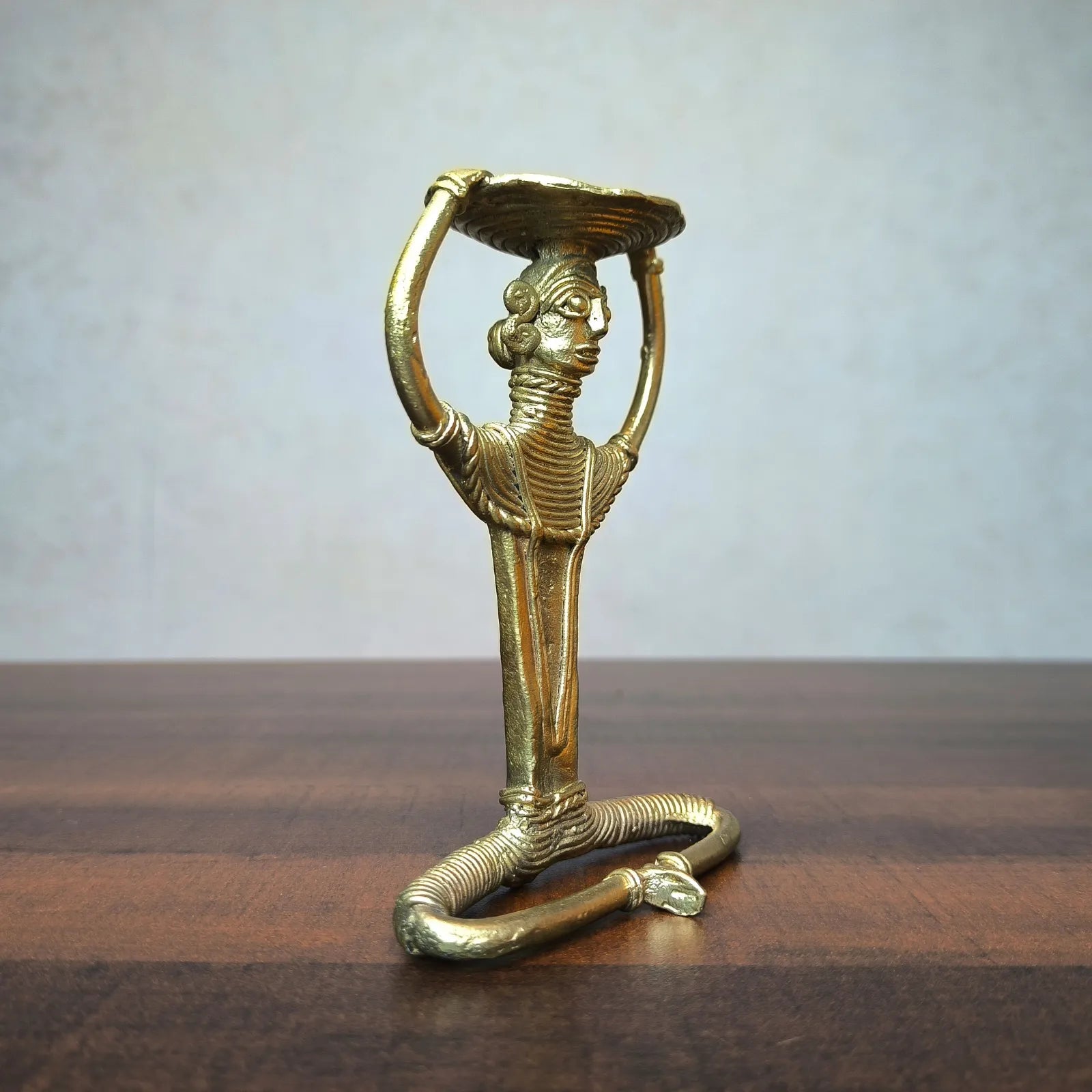 Dhokra Craft Diya Holder