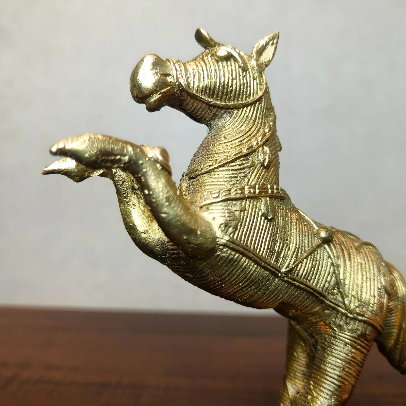 Dhokra Craft Standing Horse Figurine