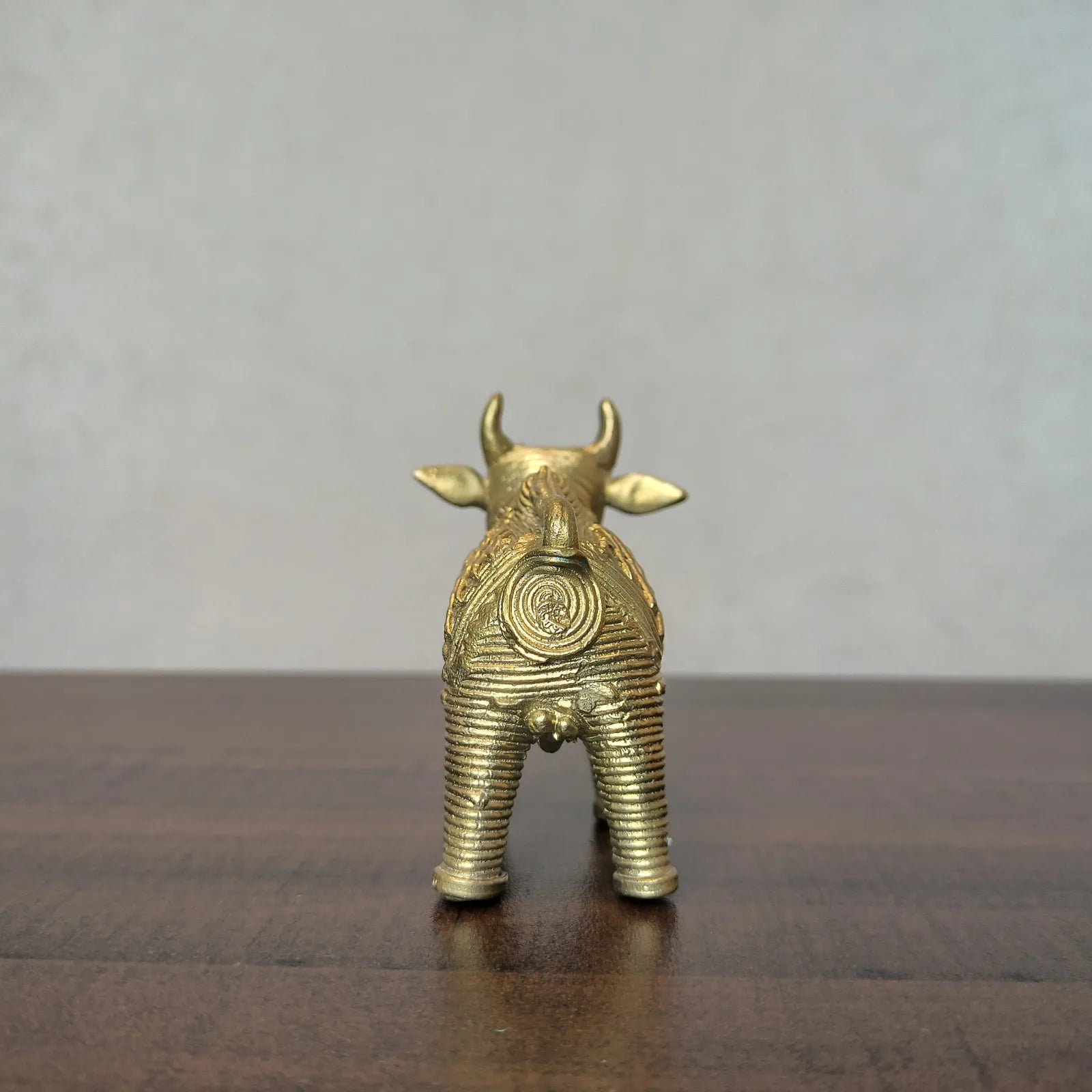 Dhokra Craft Bull Figurine