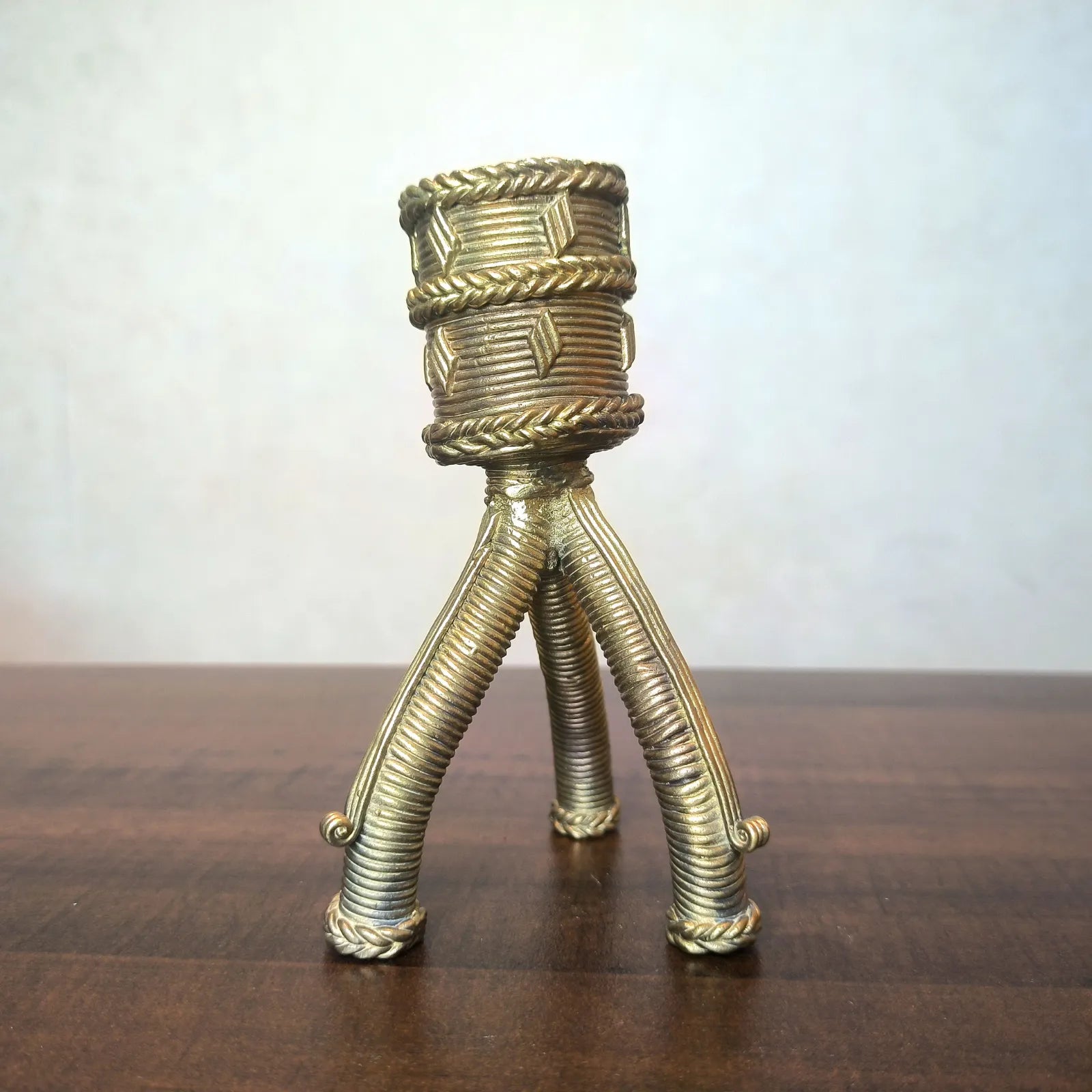Dhokra Craft Tree Candle Stand