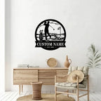 Personalized Sports Golf Metal Wall Art