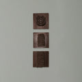 Antique Indian Wooden Printing Block Set of 3 – Hand-Carved Décor