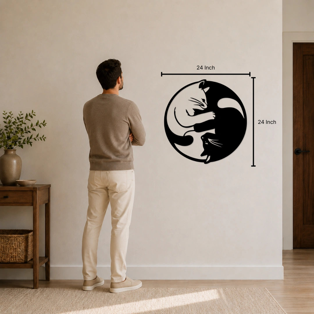 Cats Metal Wall Art