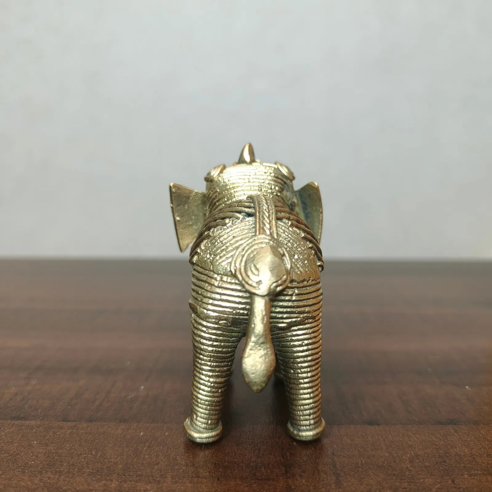 Dokra Craft Miniature Elephant Figurine