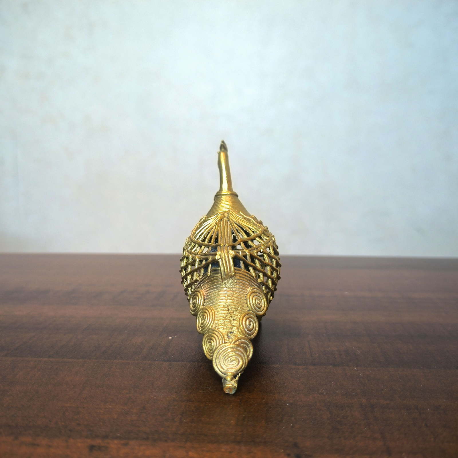 Dhokra Craft Peacock Figurine