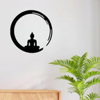 meditation room buddha wall hanging metal artwork