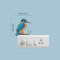 Bird Wall Sticker – Vinyl Kingfisher Wall Decal for Home & Room Décor