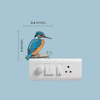 Bird Wall Sticker – Vinyl Kingfisher Wall Decal for Home & Room Décor