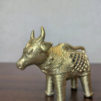 Dhokra Craft Bull Figurine