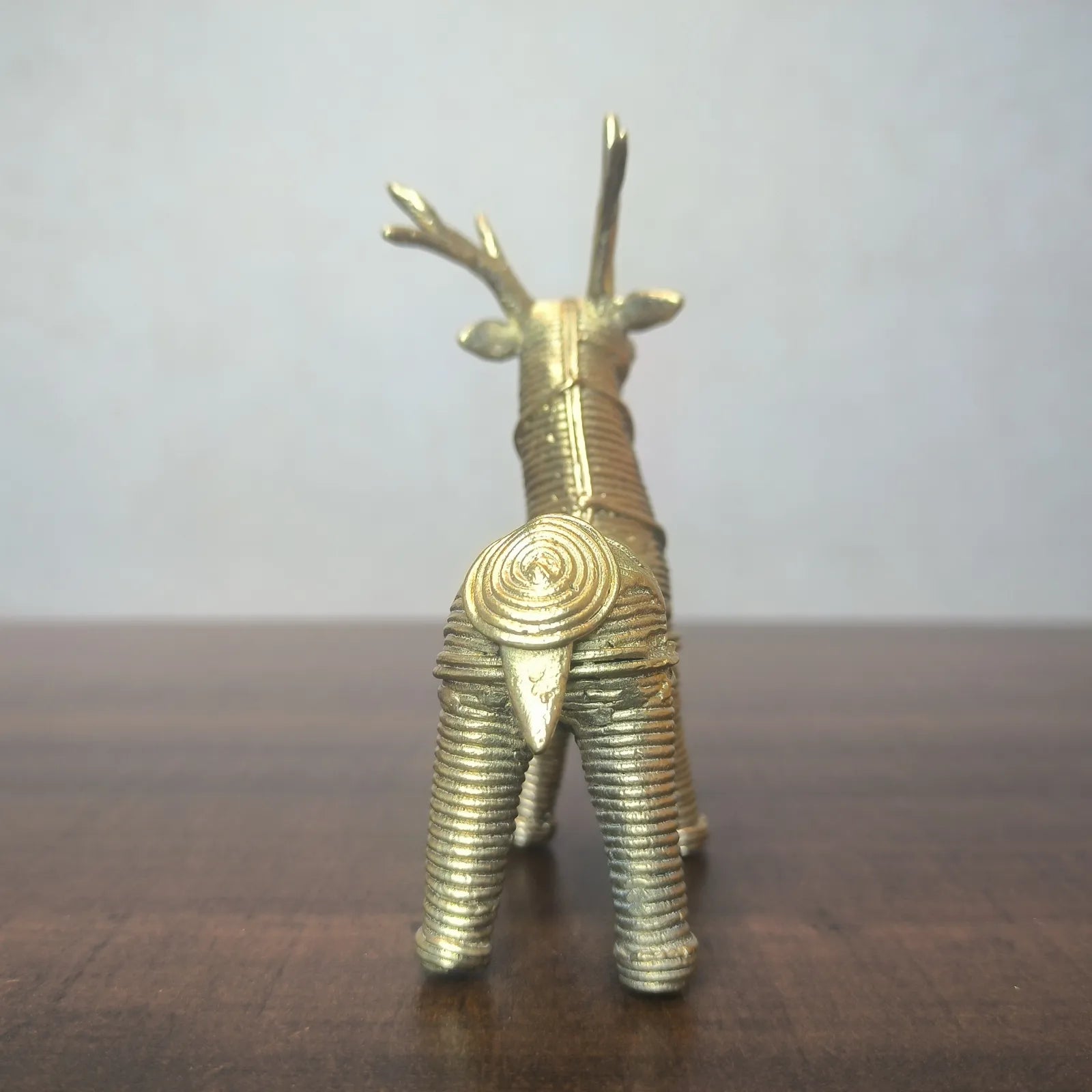 Dhokra Craft Standing Deer Figurine