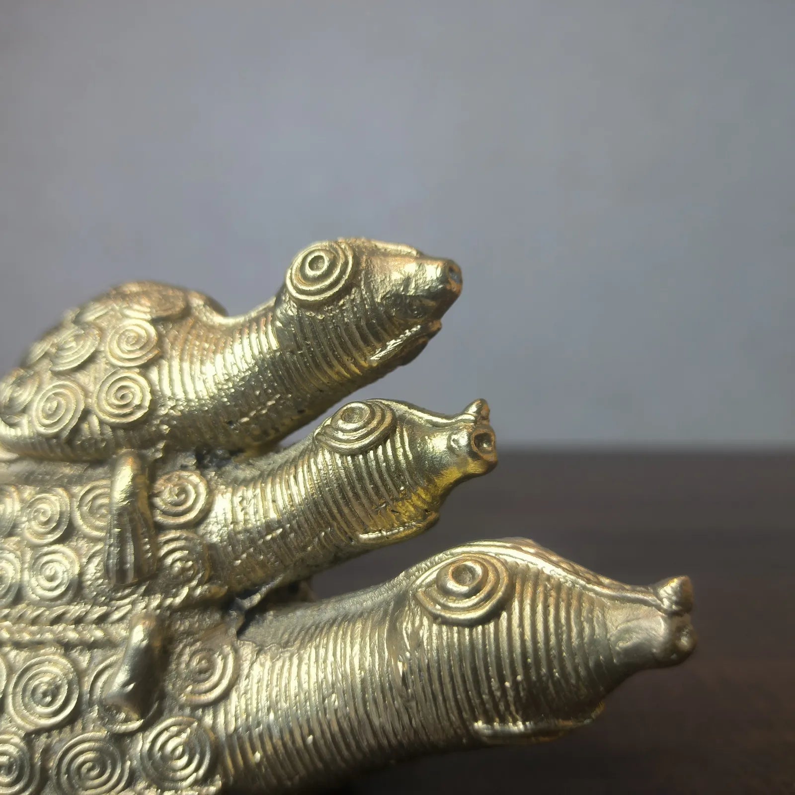 Dokra Craft 3 Tortoise Figurine