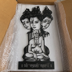 Swami Samarth Metal Wall Art With Light