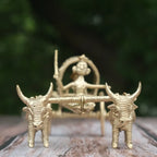 Dhokra Craft Bullock Cart Figurine