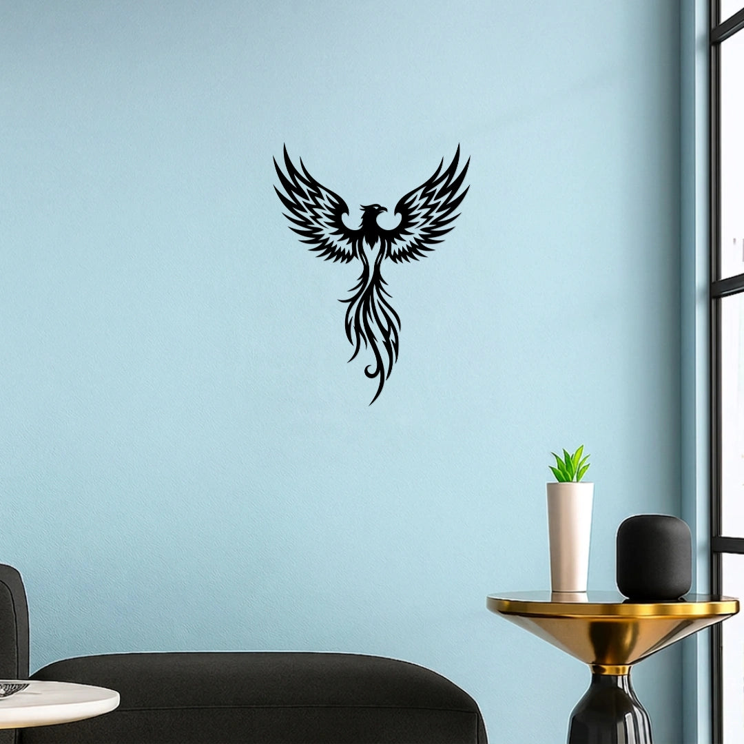 Phoenix Bird Metal Wall Art
