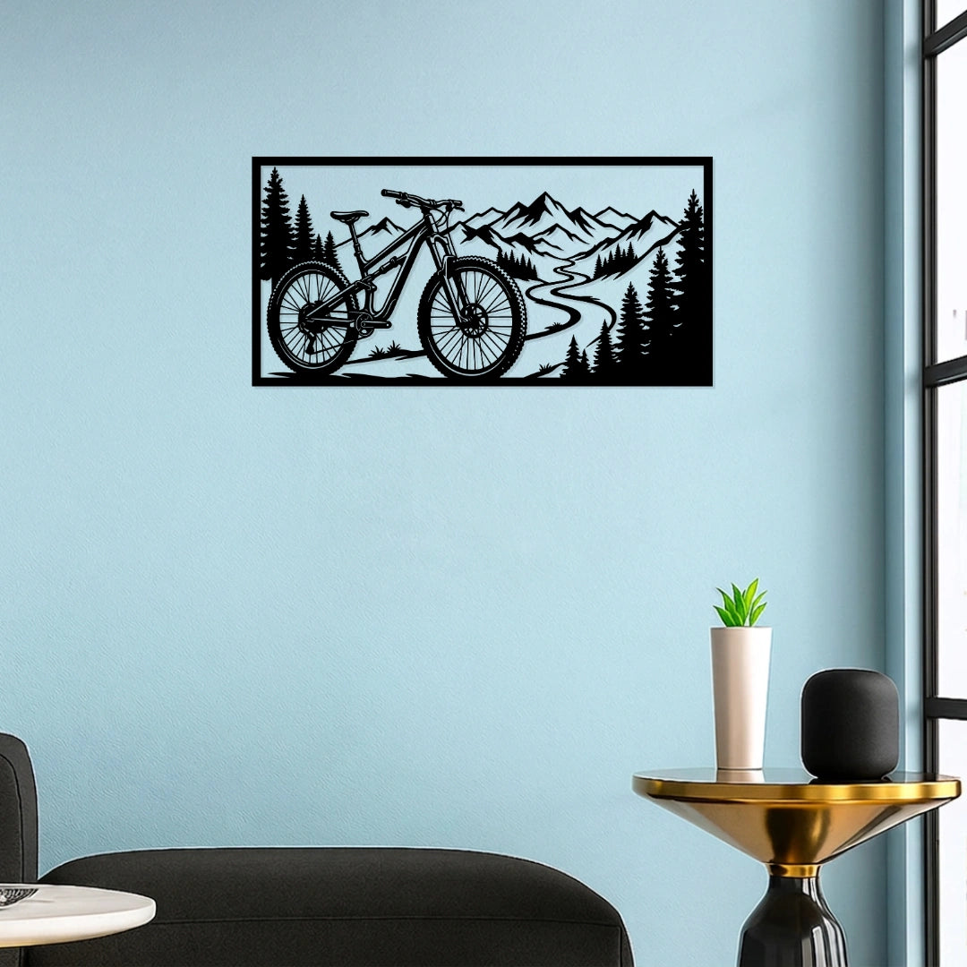 Mountain Bike MTB Metal Wall Art