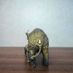 Dhokra Craft Kamdhenu Idol