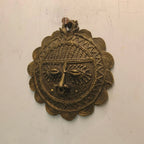 Dhokra Craft Circular Face Wall Hanging