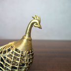 Dhokra Craft Peacock Figurine