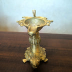 Dhokra Craft Turtle Diya Decor