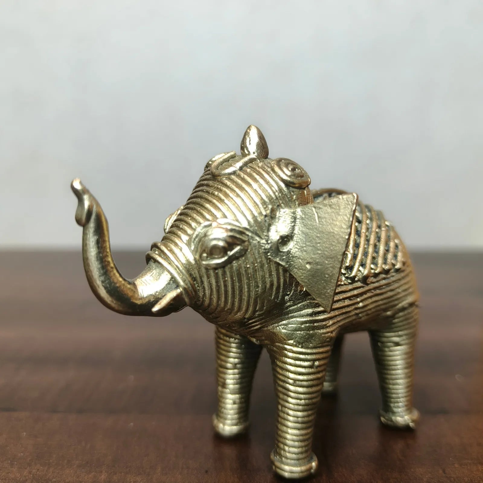 Dokra Craft Miniature Elephant Figurine