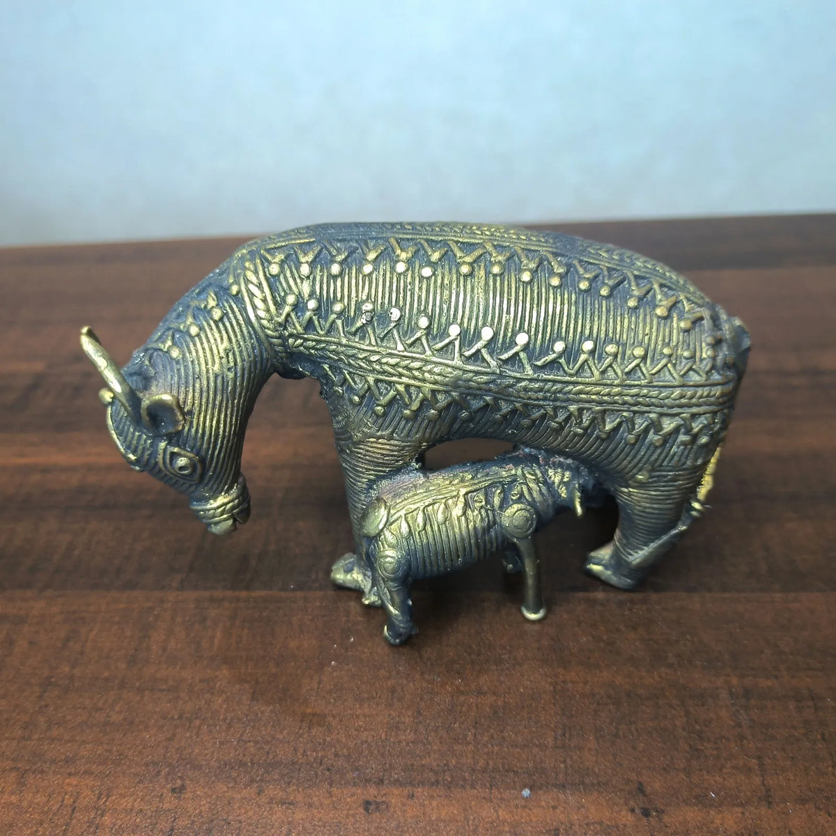 Dhokra Craft Kamdhenu Idol