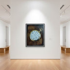 Vintage Clock canvas painting by Suchitra Prem