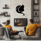 Minimalist Ganesh Metal Wall Art – Abstract Ganesha Wall Hanging | Modern Hindu Home Decor for Home, Temple, Living Room & Office