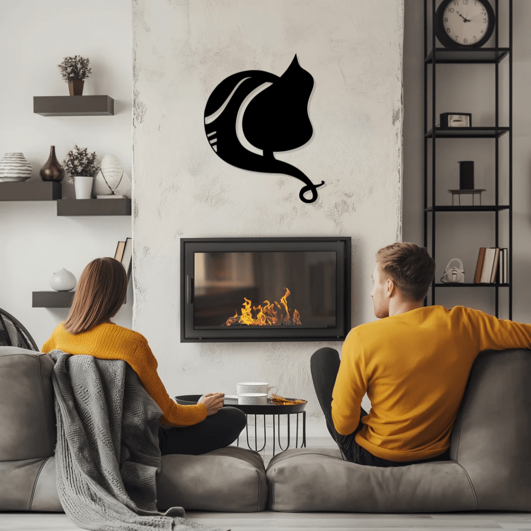 Minimalist Ganesh Metal Wall Art – Abstract Ganesha Wall Hanging | Modern Hindu Home Decor for Home, Temple, Living Room & Office