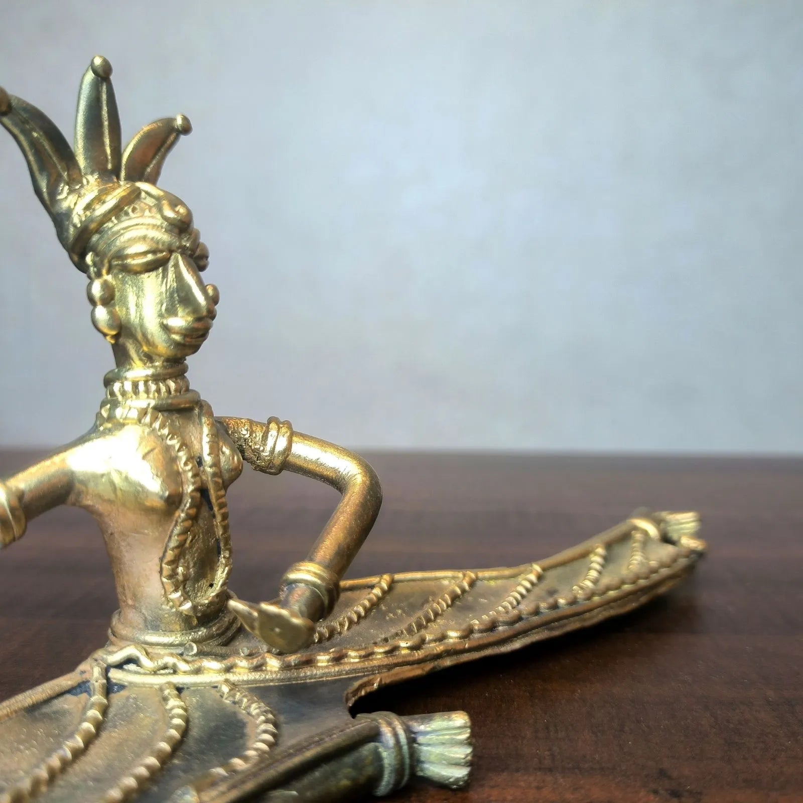 Dhokra Craft Odishi Dance Figurine