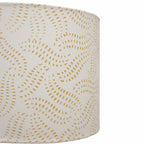 Fabric Lamp Shade – Block Print Cotton Pleated