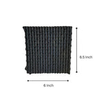 Vintage Hand-Carved Wooden Printing Block – Ribbed Bead Column