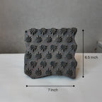 Vintage Indian Textile Stamp – Miniature Clover Buti Pattern