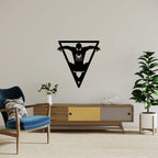 Artrooms Spiderman Metal Wall Art - Wall Decoration | Wall Hanging (22x24 inch) | Black Matte Finish